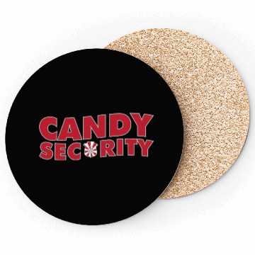 Discover Candy Security Mom Dad Matching Birthday Costume Coasters