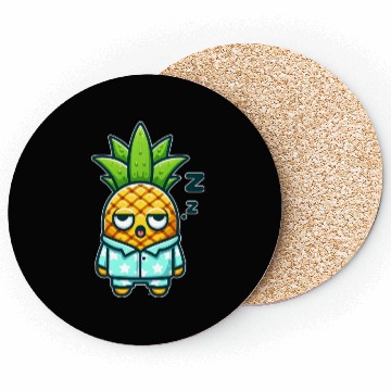 Discover Pineapple Bedtime Coasters