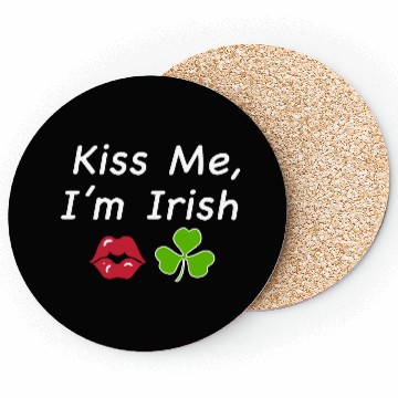 Discover St Patricks Kiss Me I'm Irish Trendy Baby Coasters, Y2k