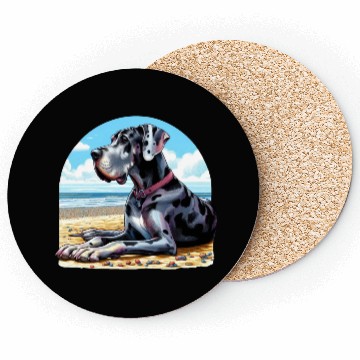 Discover Great Dane On The Beach Coasters