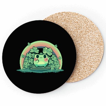 Discover Lucky Cute Frog Coasters