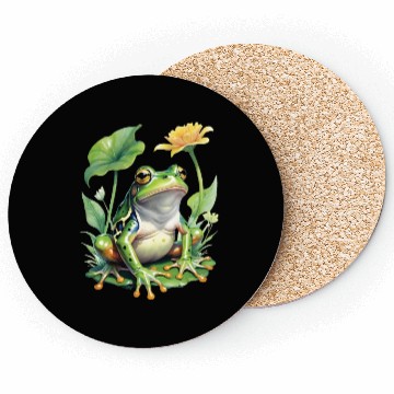 Discover Green Frog Coasters
