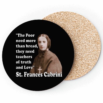 Discover St Frances Cabrini Catholic Saint Coasters