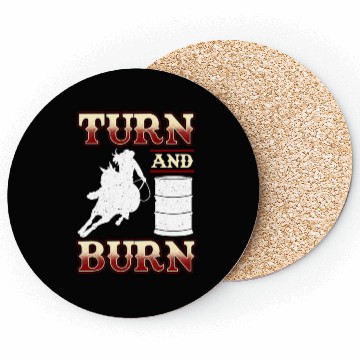 Discover Barrel Racing Turn And Burn Coasters