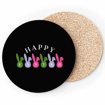 Discover Happy Easter Bunny Coasters