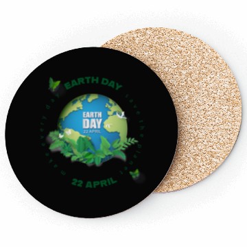 Discover Earth day 22 april Coasters