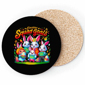 Discover Easter Bunny Graphics: Celebrate with Style Coasters