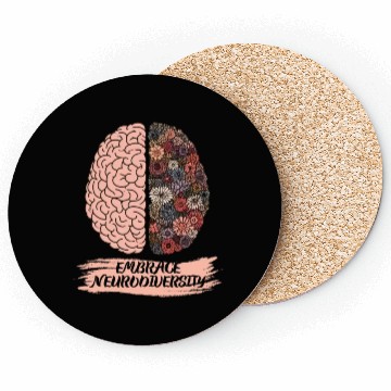 Discover Embrace Neurodiversity Autism Awareness Coasters