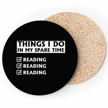 Discover Things i do in my spare time Reading Coasters