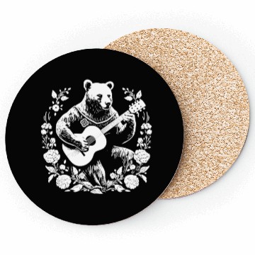 Discover Grizzly Bear Guitar Coasters