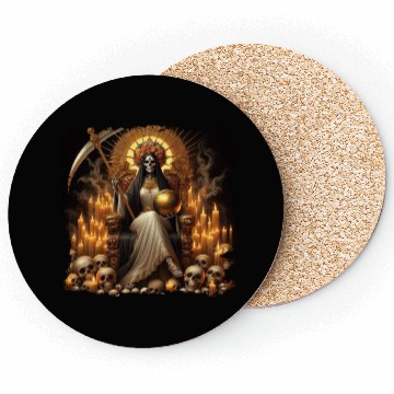 Discover La Santa Muerte Saint Death Coasters
