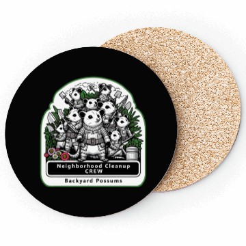 Discover Backyard Possums Cleanup Crew Eco Warriors Coasters