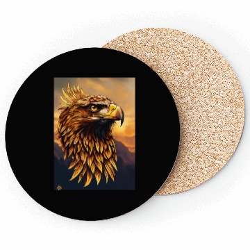 Discover Golden eagle tattoo Coasters