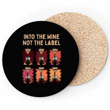 Discover Funny Wine Lover Drinking Champagne Coasters