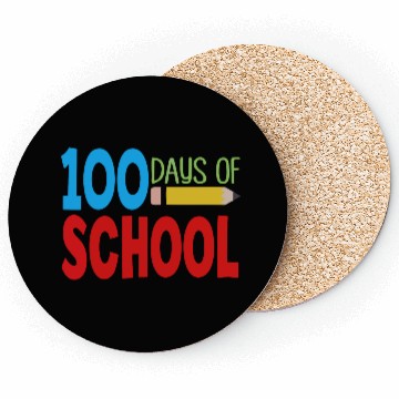 Discover 100 Days of School Coasters