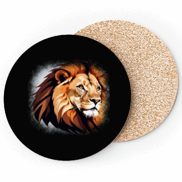 Discover Lion Face Coasters