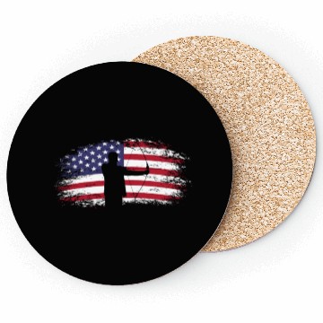 Discover Archery Bow America USA Coasters
