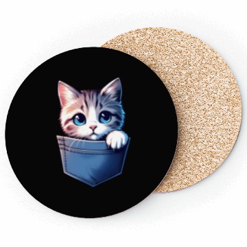 Discover Meowy in a pocket Coasters