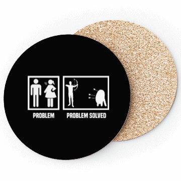 Discover Funny Archery Archer Problem Coasters