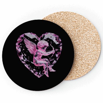 Discover Rose Quartz Cupid Coasters