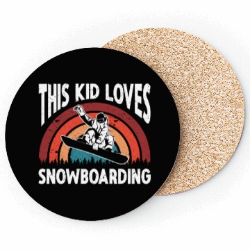 Discover Snowboarding Art Men Snowboard Cool Snowboarder Coasters