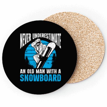 Discover Snowboarding Art Men Snowboard Cool Snowboarder Coasters