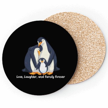 Discover Penguin Family Coasters