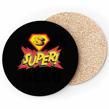 Discover Jesús Superhero Religión Christ. Coasters