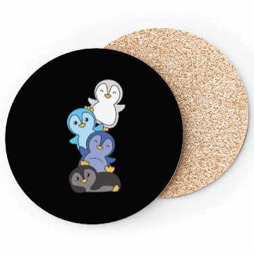 Discover Transmasc Flag Pride Lgbtq Cute Penguin Coasters