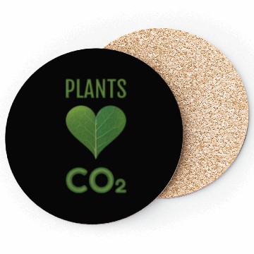 Discover PLANTS LOVE CO2 Coasters