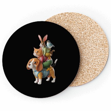 Discover "Pawsitively Adored: Embracing Love for All Pets" Coasters