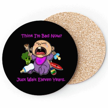 Discover Just Wait Baby Coasters