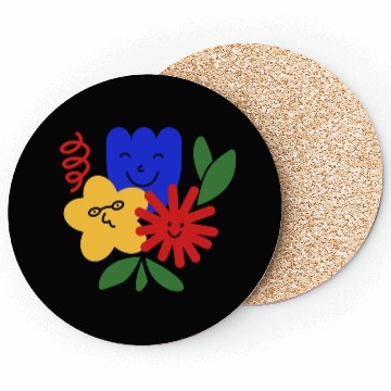 Discover Colorful Flower For Spring Coasters