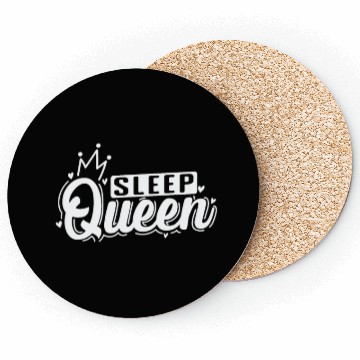 Discover Sleep Queen Dreaming Night Coasters