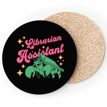 Discover Librarian Assistant Job Title Awesome Library Coasters