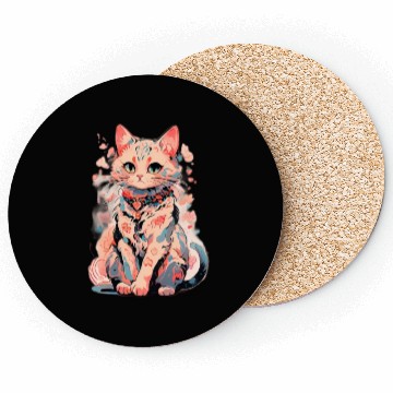 Discover "Creative Minds Unite | Kat-Inspired Artist Coasters fo