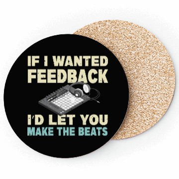 Discover Make Beats Funny Music Producer Coasters