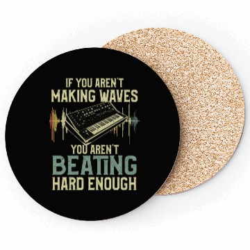 Discover Beat Maker Waves Funny Music Producer Coasters