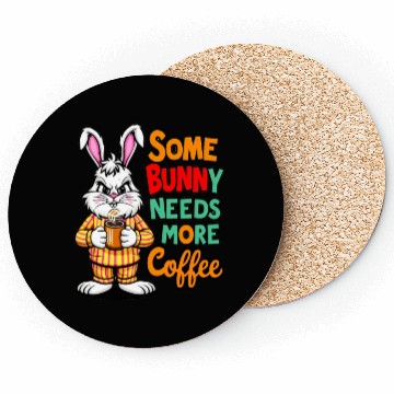 Discover Happy Easter Bunny: Coffee Lover Gifts Coasters