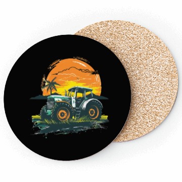 Discover No Farmer No Food Coasters