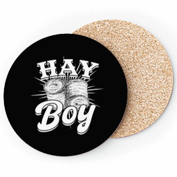 Discover Hay Bale Farming Hay Boy Coasters