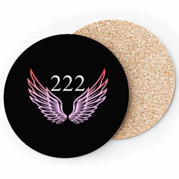 Discover 222 angel number Coasters