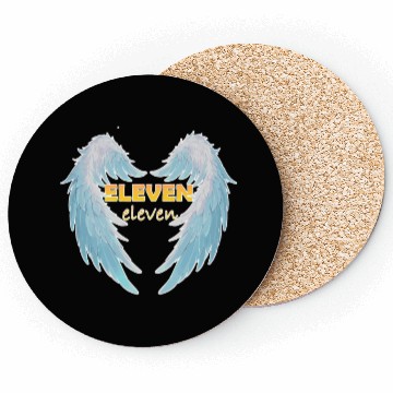 Discover 11 11 angel number with positive quote Coasters