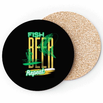 Discover Fish, Beer, Repeat Coasters