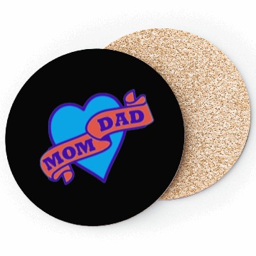 Discover Crafting Couture with Mom & Dad" Coasters
