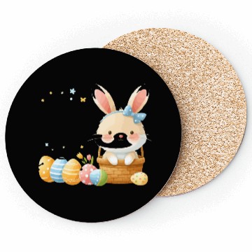 Discover Happy Easter design Coasters