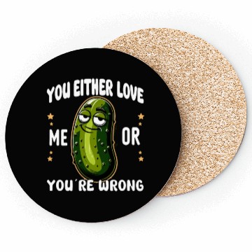 Discover Pickle Lover Funny Pickle Dill pickle Pickled Coasters