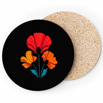 Discover Poppy Bloom Coasters