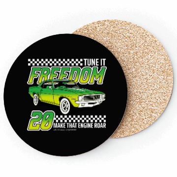 Discover Racing OLD car illustrated | muscle car Coasters