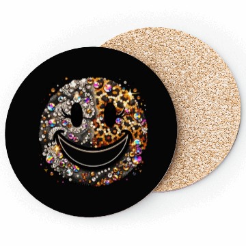 Discover Smiling Bling Graphic Coasters